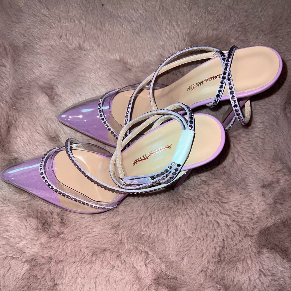 Andrea Wazen Dassy Sunset Embellished Pumps - Picture 5 of 7